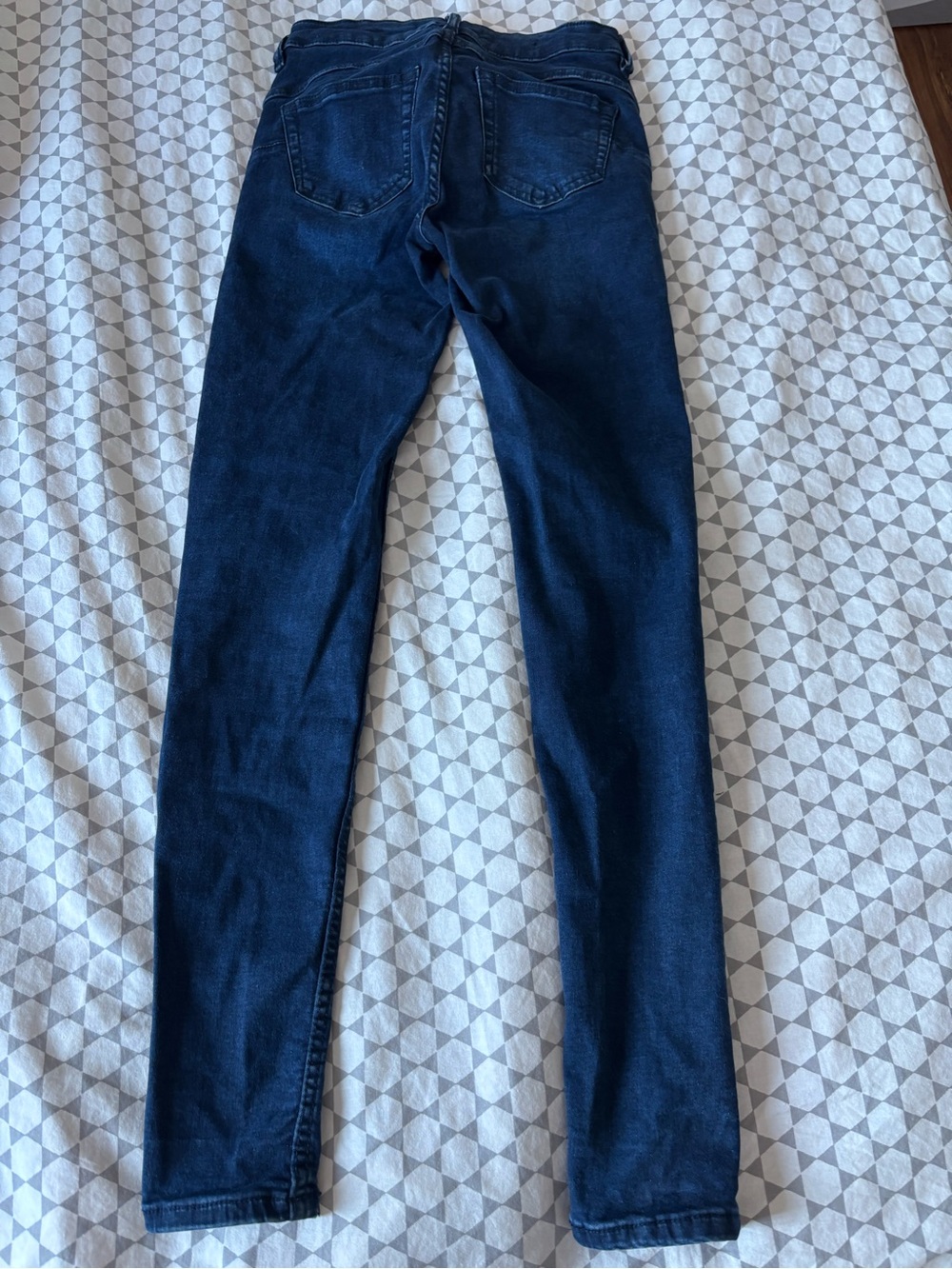 Mango Women's Skinny Jeans in Dark Blue